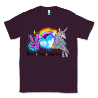 Plum peace love unicorn Classic Tee - LillyAllenDesigns