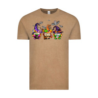 Vintage Coffee halloween gnomes Vintage Tee - AdoDesignShop