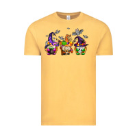 Vintage Mustard halloween gnomes Vintage Tee - AdoDesignShop