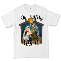 White oh holy night holy family Premium Tee - RanaPortraitStore