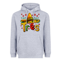 Heather Grey tres my third mexican birthday Heavyweight Hoodie - Jasminsmagicworld