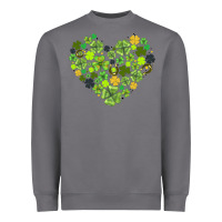Storm heart shaped clover Heavyweight Sweatshirt - AdoDesignShop