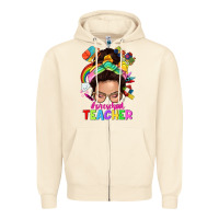 Sandshell preschool teacher Zipper Hoodie - NancyCooperArtShop