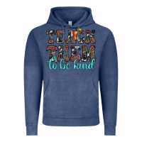 Vintage Denim teach them to be kind Vintage Hoodie - JahusDesignShop