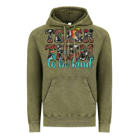 Vintage Olive teach them to be kind Vintage Hoodie - JahusDesignShop