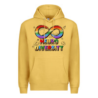 Antique Gold neurodiversity Premium Hoodie - JahusDesignShop