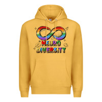 Mustard neurodiversity Premium Hoodie - JahusDesignShop