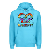 Ocean Blue neurodiversity Premium Hoodie - JahusDesignShop