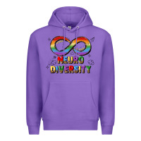 Purple neurodiversity Premium Hoodie - JahusDesignShop