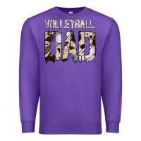 Purple Volleyball Dad Premium Sweatshirt - Bettercallsaul