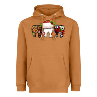 Meerkat Christmas teeth dentist Heavyweight Hoodie - Jasminsmagicworld