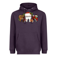 Plum Christmas teeth dentist Heavyweight Hoodie - Jasminsmagicworld