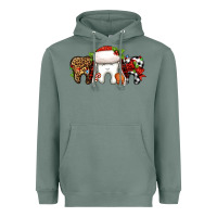 Sage Christmas teeth dentist Heavyweight Hoodie - Jasminsmagicworld