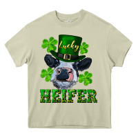 Mossy lucky heifer Heavy Core Tee - RanaPortraitStore