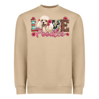Love Poodles Heavyweight Sweatshirt | Teevron