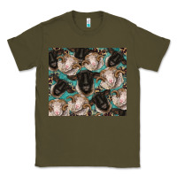 Army Green suffolk ewe and merino ram sheeps Classic Tee - BarkalooDesign