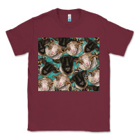Burgundy suffolk ewe and merino ram sheeps Classic Tee - BarkalooDesign