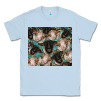 Dusty Blue suffolk ewe and merino ram sheeps Classic Tee - BarkalooDesign