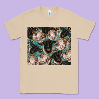 Suffolk Ewe And Merino Ram Sheeps Classic Tee Designed By Barkaloodesign