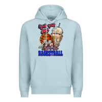 Blue Mist Grab your joe let's go Basketball Premium Hoodie - NancyCooperArtShop
