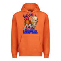 Carrot Grab your joe let's go Basketball Premium Hoodie - NancyCooperArtShop