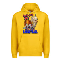 Lemon Grab your joe let's go Basketball Premium Hoodie - NancyCooperArtShop