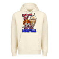Sandshell Grab your joe let's go Basketball Premium Hoodie - NancyCooperArtShop