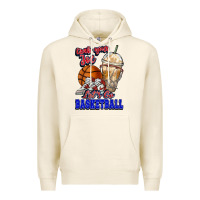 Tofu Grab your joe let's go Basketball Premium Hoodie - NancyCooperArtShop