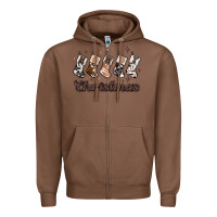 Chestnut howdy christmas Zipper Hoodie - MaliasSmallBusiness