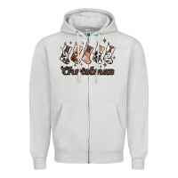 Dove Grey howdy christmas Zipper Hoodie - MaliasSmallBusiness