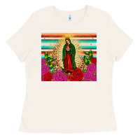 Bone our lady of guadalupe cactus leopard Ladies Tee - JahusDesignShop