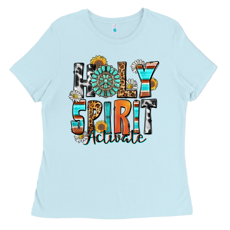 Holy Spirit Activate Ladies Tee by Zillion Design Studio | Teevron