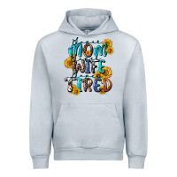 Heather Grey Super mom super wife super tired Urban Hoodie - CowGirlArtShop