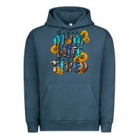 Pigment Midnight Navy Super mom super wife super tired Urban Hoodie - CowGirlArtShop