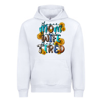White Super mom super wife super tired Urban Hoodie - CowGirlArtShop