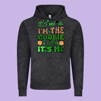 It's Me Hi I'm The Cookie Dealer It's Me Girl Scou Vintage Hoodie Designed By Artiststas