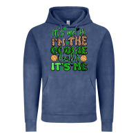 Vintage Denim it's me hi i'm the cookie dealer it's me girl scou Vintage Hoodie - Artiststas
