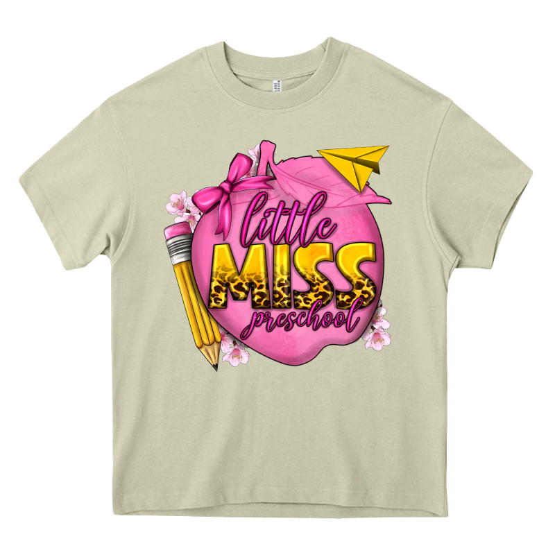 Little Miss Preschool Heavy Core Tee by texasbilliewilder | Teevron