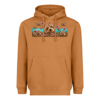 Meerkat floral cockapoo Heavyweight Hoodie - Jasminsmagicworld