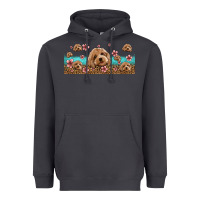 Smoke floral cockapoo Heavyweight Hoodie - Jasminsmagicworld