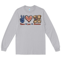 Moon Dust Peace Love America Long Sleeve Tee - Jasminsmagicworld