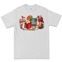 Dove Grey baseball coffee cup Premium Tee - AdoDesignShop