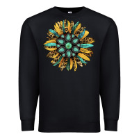 Black Gemstone Sunflower Premium Sweatshirt - Bettercallsaul