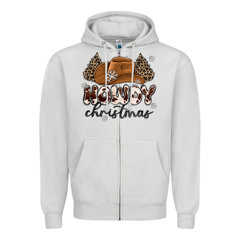 Howdy Christmas Zipper Hoodie by MaliasSmallBusiness | Teevron