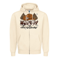 Sandshell howdy christmas Zipper Hoodie - MaliasSmallBusiness