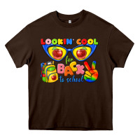 Chocolate Brown looking cool for back to school Heavy Core Tee - texasbilliewilder