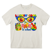 Cream looking cool for back to school Heavy Core Tee - texasbilliewilder
