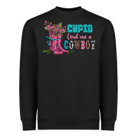 Black velantines day cupid find me a cowboy Heavyweight Sweatshirt - AdoDesignShop