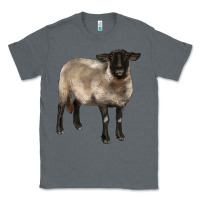 Charcoal Heather suffolk ewe Classic Tee - BarkalooDesign