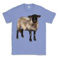 Colony Blue suffolk ewe Classic Tee - BarkalooDesign